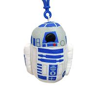 BEMIRO R2-D2 Star Wars Anhänger Plüsch Bagclip - ca. 9 cm, Star Wars Schlüsselanhänger, Star Wars Geschenke, Star Wars Bag Clip, Star Wars Figuren, Star Wars Anhänger