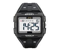 BEN NEVIS Digital Uhr Herren-Sports Wasserdicht Eckig Armbanduhr mit Wecker,LED-Licht,Stoppuhr,Datum,Silikon Armband
