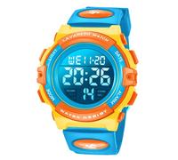 BEN NEVIS Digital Uhren für Kinder Jungen - 50 M Wasserdicht Sports Outdoor Digitaluhr Kinder Silikon Armbanduhr mit Wecker/Stoppuhr/LED-Licht/Stoßfest/Datum,Elektronische Kinderuhren Blau
