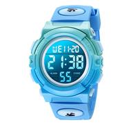 BEN NEVIS Digital Uhren für Kinder Jungen - 50 M Wasserdicht Sports Outdoor Digitaluhr Kinder Silikon Armbanduhr mit Wecker/Stoppuhr/LED-Licht/Stoßfest/Datum,Elektronische Kinderuhren Blau
