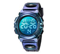 BEN NEVIS Digital Uhren für Kinder Jungen - 50 M Wasserdicht Sports Outdoor Digitaluhr Kinder Silikon Armbanduhr mit Wecker/Stoppuhr/LED-Licht/Stoßfest/Datum,Elektronische Kinderuhren Blau