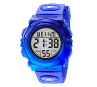 BEN NEVIS Digital Uhren für Kinder Jungen - 50 M Wasserdicht Sports Outdoor Digitaluhr Kinder Silikon Armbanduhr mit Wecker/Stoppuhr/LED-Licht/Stoßfest/Datum,Elektronische Kinderuhren Blau