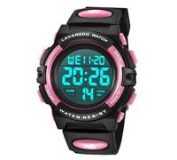 BEN NEVIS Digital Uhren für Kinder Jungen - 50 M Wasserdicht Sports Outdoor Digitaluhr Kinder Silikon Armbanduhr mit Wecker/Stoppuhr/LED-Licht/Stoßfest/Datum,Elektronische Kinderuhren Blau