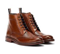 Ben Sherman Alfred Brogue Braune Herrenstiefel Aus Leder - EUR 42