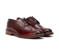 Ben Sherman Archie Brogue Herren Leder Braune Schnürschuhe - EUR 44