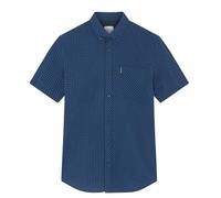 Ben Sherman Big Size Signature Gingham Kurzarmhemd für Herren in 2 Farben, 2XL-5XL, königsblau, XXL