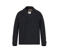 Ben Sherman Cabanjacke Herren Reverskragen Wolle blau, XL
