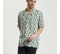 Ben Sherman - Carnaby Geo Print Shirt - XL Reich gemustertes grünes Hemd Freizeit