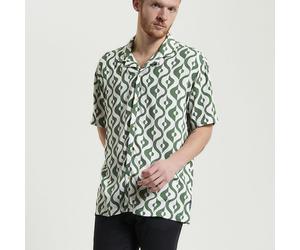 Ben Sherman - Carnaby Geo Print Shirt - XL Reich gemustertes grünes Hemd Freizeit