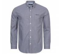 BEN SHERMAN Gingham Herren Langarm Hemd 0077859-NAVY L