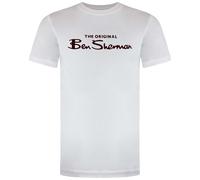 Ben Sherman Großes Logo Herren Weißes T-Shirt 2XL