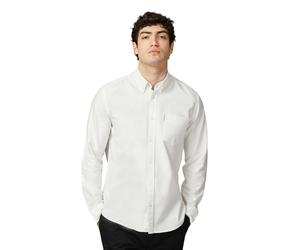 Ben Sherman - Hemd für Herren, Oxford-Stil, Langärmlig (Weiß) M
