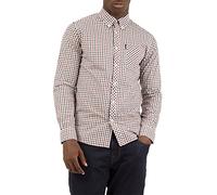 Ben Sherman Herren Ls Signature House Check Freizeithemd Not Applicable, Rot (Red 550), Medium