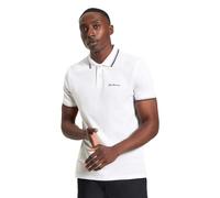 Ben Sherman Herren Poloshirt Signature Pique weiß L