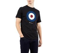 Ben Sherman Herren Shirt Target schwarz/dunkelblau/weiß/dunkelrot S