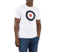 Ben Sherman Herren Shirt weiß/Navy/rot L