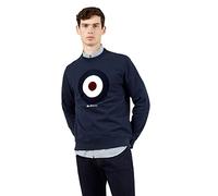 Ben Sherman Herren Sweatshirt Flock Target Navy/weiß/Bordeaux L