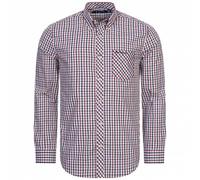 BEN SHERMAN House Check Herren Langarm Hemd 0077861-RED L