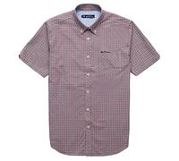 Ben Sherman karierte Herren Red Oxford Hemd M