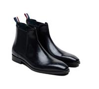 Ben Sherman Kendrick Leder Herren Schwarze Stiefel EU 46 / UK 11
