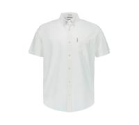 Ben Sherman Kurzarmhemd Herren Regular Fit Kurzarm Baumwolle weiß, M