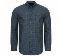 BEN SHERMAN Oxford Herren Langarm Hemd 0077858-DARKEMERALD S