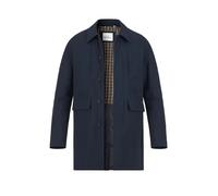 Ben Sherman Parka Herren Umlegekragen Baumwolle blau, XXL