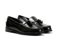 Ben Sherman Sid Leder Herren Schwarze Slipper - EUR 45