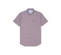 Ben Sherman Signature Vichy-Karo-Hemd für Herren (0059142) in 2 Farben, 2XL-5XL, Mango, 5XL