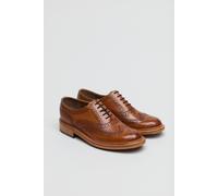 Ben Sherman Sugarman Brogue Leder Herren Braune Schnürschuhe EU 43 / UK 9