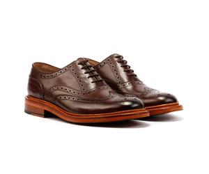 Ben Sherman Sugarman Brogue Leder Herren Braune Schnürschuhe EU 44.5 / UK 10