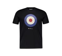Ben Sherman Herren-T-Shirt, klassische Passform, kurzärmelig, Schwarz , XL