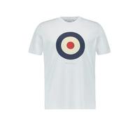 Ben Sherman T-Shirt Herren Regular Fit Kurzarm Rundhals Baumwolle weiß, XL