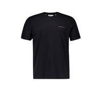 Ben Sherman T-Shirt Herren Slim Fit Kurzarm Rundhals Baumwolle schwarz, M