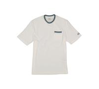 Ben Sherman T-Shirt Herren Slim Fit Kurzarm Rundhals Baumwolle weiß, M