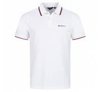 BEN SHERMAN Twin Tipped Herren Polo-Shirt 0076270N-WHITE L