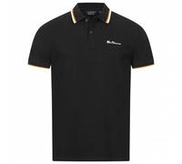 BEN SHERMAN Twin Tipped Herren Polo-Shirt 0076270NR-BLACK L
