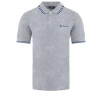 Ben Sherman Twin Tipped Mens Grey Polo -Hemd S