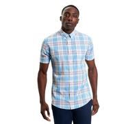 Ben Sherman Unregelmäßiges Karohemd für Herren in 2 Farben, 2XL-5XL, Gletscher, 3XL