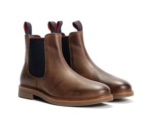 Ben Sherman Walker Chelsea Leder Herren Braune Stiefel EU 44.5 / UK 10