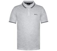 Ben Sherman Wide Twin Specped Mens Grey Polo -Hemd XL
