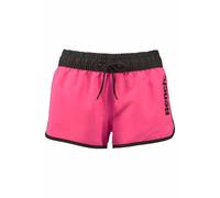 Badeshorts BENCH., Damen, Gr. 34, N-Gr, pink, Microfaser, Polyester, unifarben mit Farbeinsatz, kontrastfarbene Details, Badehosen, aus Microfaser, mit Außenkordel, mit Gesäßtasche, mit Klettverschlus
