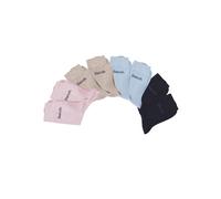 BENCH. Basicsocken Damen 2x marine, 2x beige meliert, 2x rosa, 2x hellblau Gr.35-38