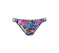 Bikini-Hose BENCH. "Pitch", Damen, Gr. 40, N-Gr, schwarz (schwarz, bedruckt), Microfaser, Polyamid, Badehosen Bikini-Hose, Seitliche Bänder (12211719-40) schwarz, bedruckt
