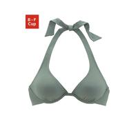 Bügel-Bikini-Top BENCH. "Perfect" Gr. 44, Cup C, grün (oliv) Damen Bikini-Oberteile (86843511-44) oliv