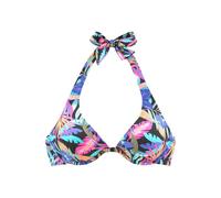 Bügel-Bikini-Top BENCH. "Pitch" Gr. 38, Cup B, bunt (schwarz, bedruckt) Damen Bikini-Oberteile (18617024-38) schwarz, bedruckt