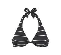 BENCH. Bügel-Bikini-Top Damen schwarz gestreift Gr.44 Cup E