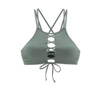 BENCH. Bustier-Bikini-Top Damen oliv Gr.34