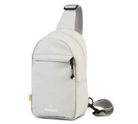 BENCH Casual Damen und Herren Sling Bag Umhängetasche Tasche Handtasche Schultertasche Crossbody, hellgrau, 29 x 17 x 9 cm