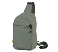 BENCH Casual Damen und Herren Sling Bag Umhängetasche Tasche Handtasche Schultertasche Crossbody, khaki schilf, 29 x 17 x 9 cm